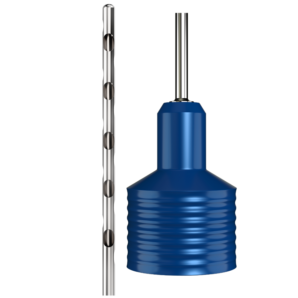 Bevel fifteen port cannula Toomey 60cc