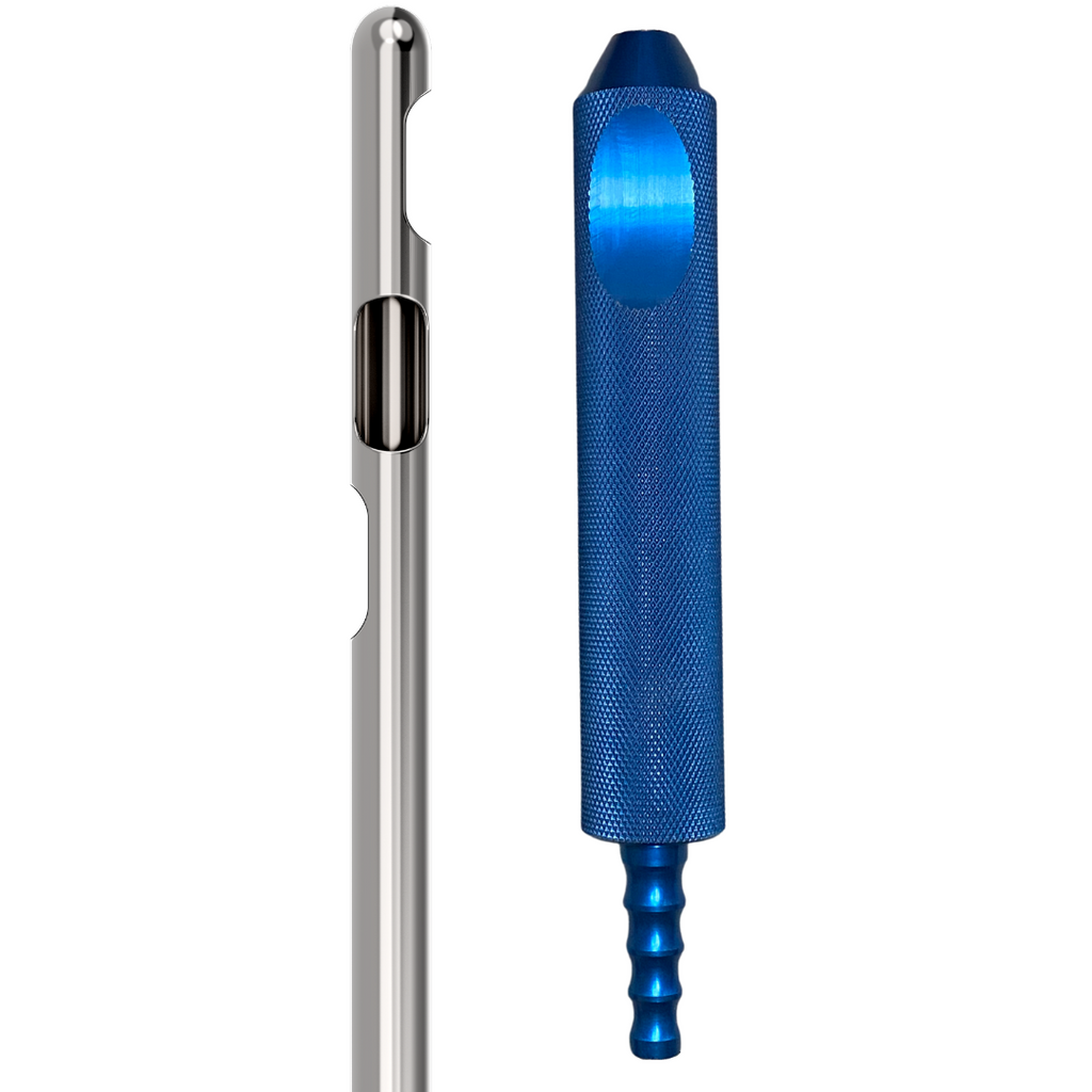 Blue Knurl Handle Carraway